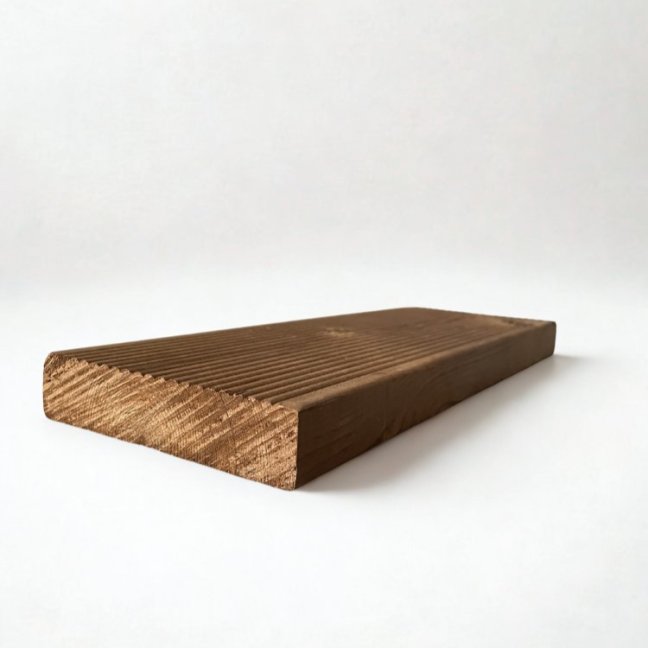 Terasová podlaha 26 x 117 mm (termo borovica) - Dĺžka: 4,2m