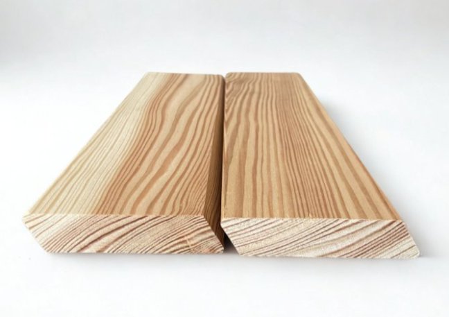 Rhombus 19 x 80 mm (červený smrek) - Dĺžka: 4m