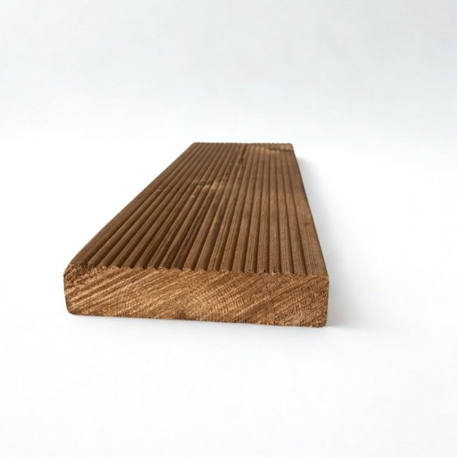 Terasová podlaha 26 x 117 mm (termo borovica) - Dĺžka: 4,2m